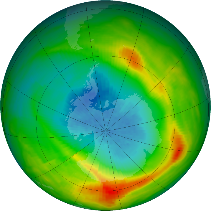 Ozone Map 1979-10-09